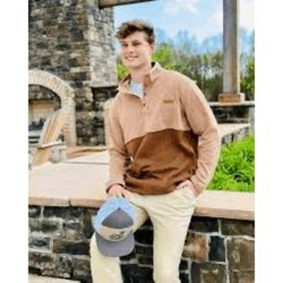 New Simply Southern Pullover Fleece Mens Sz L - Picture 1 of 7